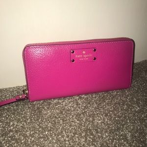 Hot Pink Kate Spade Wallet